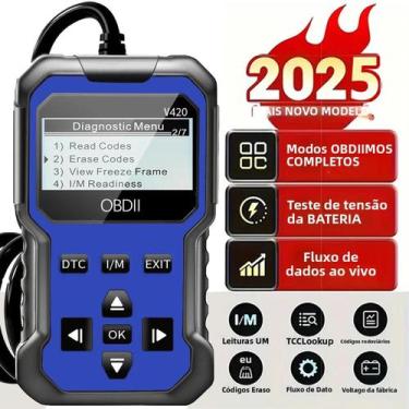 Imagem de Scanner De Diagnóstico Automotivo Universal Para Leitura De Códigos De