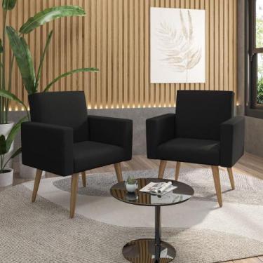 Imagem de Kit 2 Poltronas: Elegância E Glamur Absolutos No Salão - Móveis Mafer,