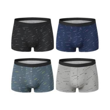 Imagem de Conjunto De 4 Peças De Shorts De Praia Masculinos plus Size 5XL6XL Com