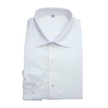 Imagem de Camisa Masculina Social QiLin Fio de Bambu com Elastano Não Amassa QiL