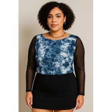 Imagem de Vestido de Festa Curto Tubinho com Tule  Sensual e Sofisticado para No