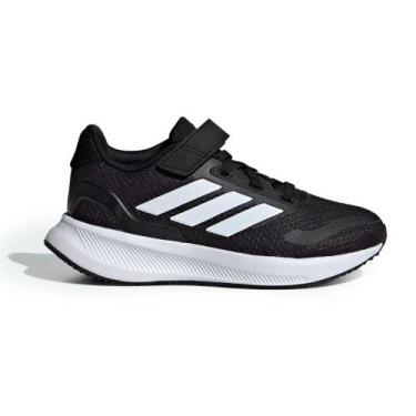 Imagem de Tênis Adidas Runfalcon 5 EL C Infantil Preto e Branco, 27