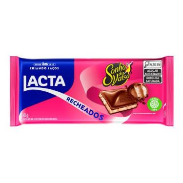 Imagem de Chocolate Ao Leite Lacta com Recheio Sonho de Valsa 98g