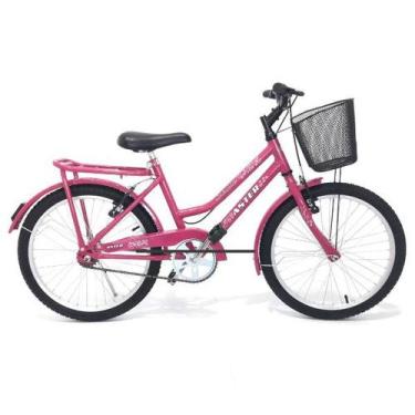 Imagem de Bicicleta aro 20 Infantil Menina Aster Classic, Rosa