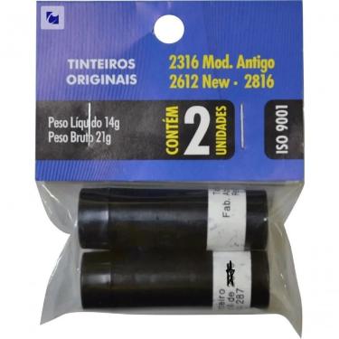 Imagem de Kit 06 Un Tinteiro Original Fixxar P Etiq Mx 2316 Mod Antigo