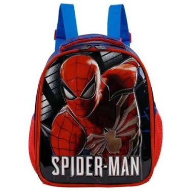 Imagem de Lancheira Térmica Escolar Infantil Menino Home Aranha Jogo Spider Man 