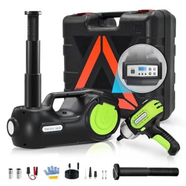 Imagem de E-HEELP Macaco de carro elétrico 5 toneladas 12 V hidráulico para carro com chave de im...