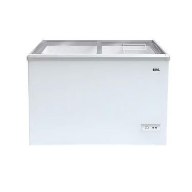 Imagem de Freezer Expositor Horizontal Dupla Ação Eos 410L Tampa de Vidro Eco Gelo Modelo EEH500XX 220V