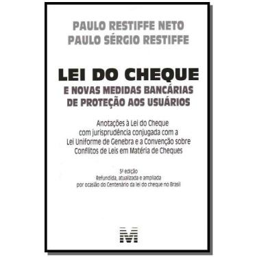 Imagem de Livro - Lei do cheque e novas medidas bancárias de proteção aos usuári