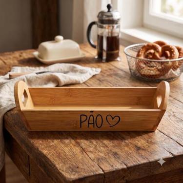 Imagem de Cesto de Bambu (29 cm) Pão - Ingá, Pão