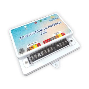 Imagem de Amplificador de Potência para Iluminação RGB de Piscinas - Brustec