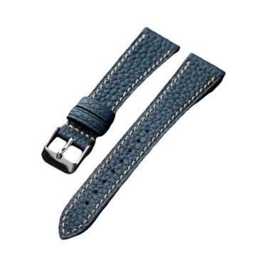 Imagem de Pulseira De Relógio Masculina Vintage Feita À Mão Em Couro Francês De 