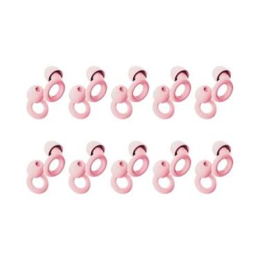 Imagem de Protetores De Ouvido De Silicone, 20 Pares, Redução De Ruído Silencios