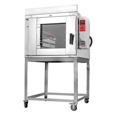 Imagem de Forno Turbo Elétrico Spolu Trabor 5 Esteiras 9.500W Trifásico 220V