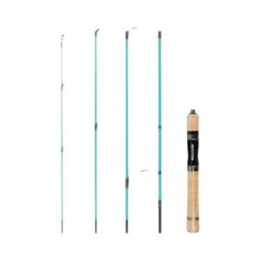 Imagem de Vara De Pesca Azul Ultraleve De Fibra De Carbono 1,5m, Vara De Viagem 