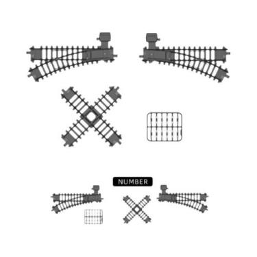 Imagem de Conjunto De Brinquedo De Trem a Vapor Retrô Para Meninos Com Locomotiv