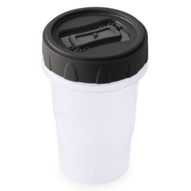Imagem de Pote de plástico Clic rosca porta temperos 90ml preto Plasutil ref.139