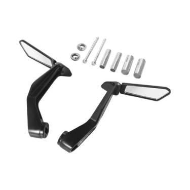 Imagem de Espelho Retrovisor Dobrável Universal 7/8 22mm Para Guidão De Motocicl