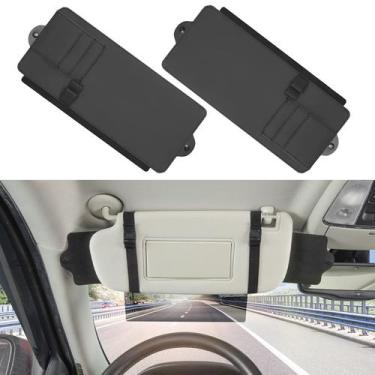 Imagem de Extensor de viseira solar JOYTUTUS polarizado para carro (pacote com 2