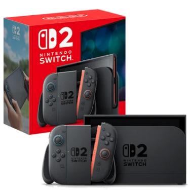 Imagem de Console Nintendo Switch 2 - 256gb Nacional, Tela Lcd 7,9" 1080p Hdr, Som 3d Espacial, Portátil/tv - Preto