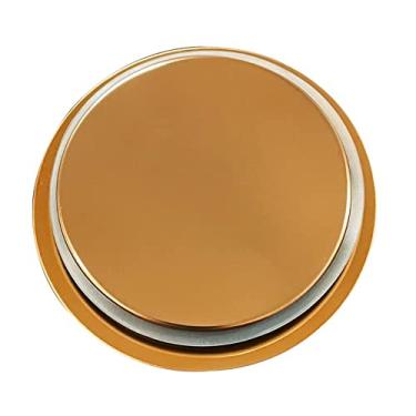 Imagem de Ralo Inteligente Click Redondo Banheiro Aço Inox 10x10 903g Rosa Gold