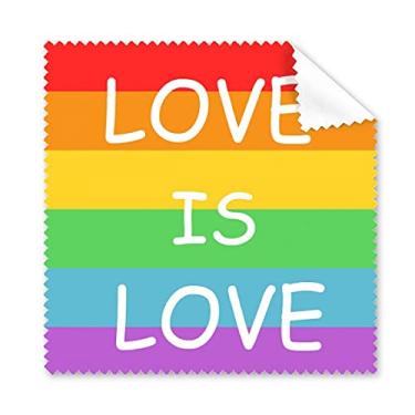 Imagem de Rainbow Gay Transgênero LGBT pano de limpeza para tela de telefone, 5 peças