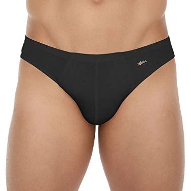 Imagem de Kit 5 Cueca Slip Zorba Light 772 - Preta Tamanho:P;Cor:Preto