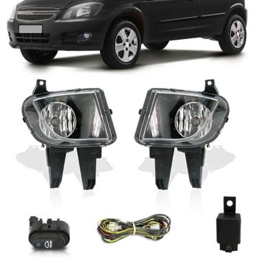 Imagem de Kit Farol de Milha Neblina Gm Celta e Prisma 2006 2007 2008 2009 2010 2011