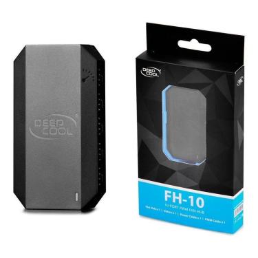 Imagem de Hub Controlador De 10 Fan Deepcool Fh-10 Pwm 3 E 4 Pinos Pwn