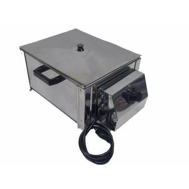 Imagem de Derretedeira de chocolate inox 10 Kg com 2 cubas 5 Kg 110V