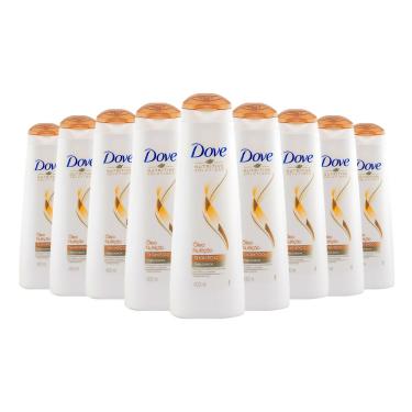 Imagem de Shampoo Dove Nutritive Solutions Nutrição Para Cabelos Secos Sem Sal 400ml (Kit com 9)