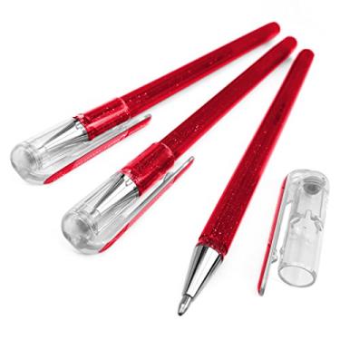 Imagem de Pentel Hybrid - Dual Metallic - Liquid Gel Rollerball Pen - Pack of 3 - Pink/Metallic Pink