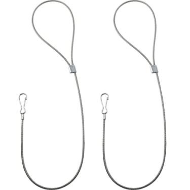 Imagem de DGBRSM 2 peças de aço inoxidável ajustável para portão de trava, puxador, portão de puxar, trava, fecho, fecho, portão, fecho, fecho, fecho, portão, fecho, fecho, fecho, portão de metal, madeira, porta de quintal, prata