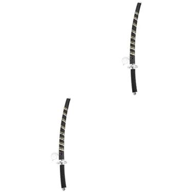 Imagem de ABOOFAN 2 Peças Espada Samurai Japonesa Cosplay de Plástico Anime Katana Espada Treinamento Espada Armas Adereços de de Halloween Katana Jogar Brinquedo de Esgrima para Crianças