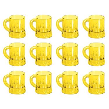 Imagem de Beistle Mug Shots 12 peças, 85 g, amarelo