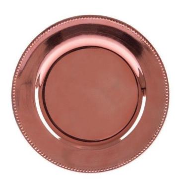 Imagem de Sousplat Plastico Rose Gold 33cm - Cajamar Rojemac