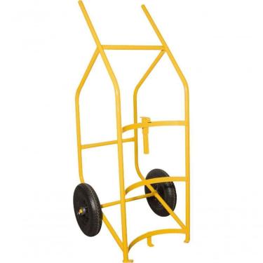 Imagem de Carrinho Para Transportar E Entornar Tambor 280Kg Roda Pneu