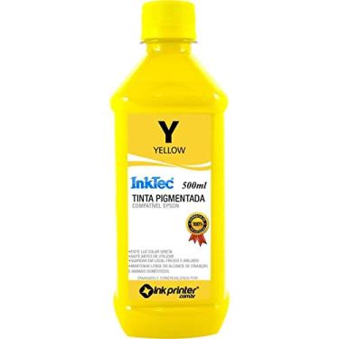 Imagem de Tinta Inktec Amarela Pigmentada para Impressora Epson (500ml)