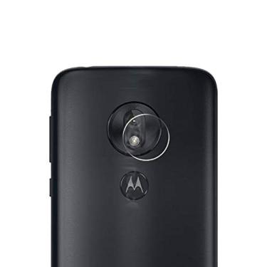 Imagem de VGOLY Proteção de lente de câmera compatível 0,3 mm 2,5D transparente protetor de lente de câmera traseira filme de vidro temperado para Motorola Moto G7 Play