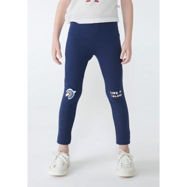 Imagem de Calça Legging, Meninas, Hering, Azul Escuro,8