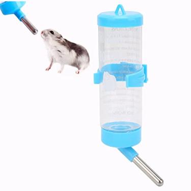 Imagem de Hamsters Water Bottle Automatic No Drip Hanging Water Feeder Dispenser for Small Animals Guinea Pig Rat Rabbit Dwarf Gerbil Chinchilla(Blue 250ML)