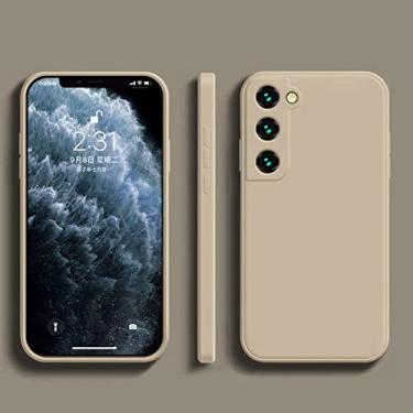 Imagem de Capa de telefone de silicone líquido para Samsung Galaxy S22 S21 S20 Ultra Plus FE A72 A71 A52 A51 A32 4G 5G Soft Case Cover funda,Branco,Para Galaxy A71 4G