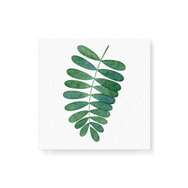 Imagem de Arte Maníacos Quadro Decorativo em Tela Canvas Ramo Folhas Para Baixo - 50x50cm