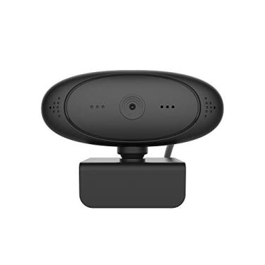 Imagem de Webcam 1080P com microfone, Câmera USB do computador para jogos, Vídeo, Conferência, Webcam para desktop e Laptop