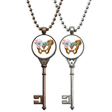 Imagem de OFFbb-USA Colar com pingente de flor pélvica para decoração de casais