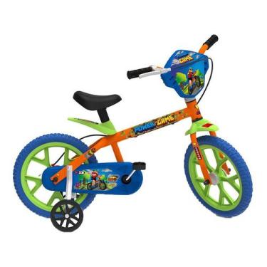 Imagem de Bicicleta Infantil Aro 14 Bandeirante Power Game - Laranja