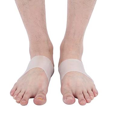 Imagem de Palmilha plana, almofadas de pés grossas Almofada de sapatos ortopédica Gancho e alça de fixação de alça Design para exterior para homens adultos para casa para mulheres(white, L code)