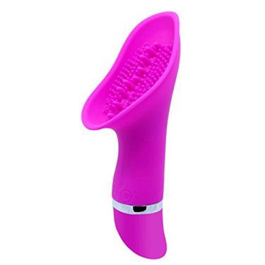 Imagem de Vibrador Pretty Love Claude, Simulador de Língua, 30 vibrações,Silicone