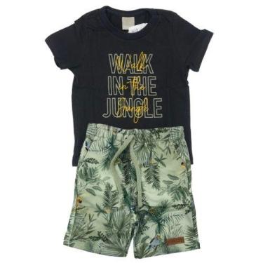 Imagem de Conjunto Infantil Camiseta E Bermuda 89054 - Malwee Carinhoso