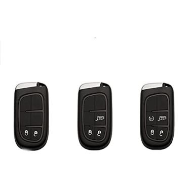 Imagem de Venus-David Porta-chaves do carro capa porta-chaves porta-chaves porta-chaves, adequado para Jeep Grand Cherokee Chrysler 300C Renegade Fiat Freemont 2018,5